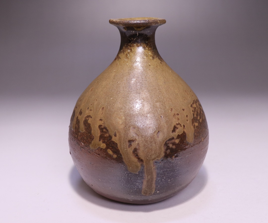 人間国宝伊勢崎淳に師事 重要無形文化財保持者！ぐい呑み隠崎