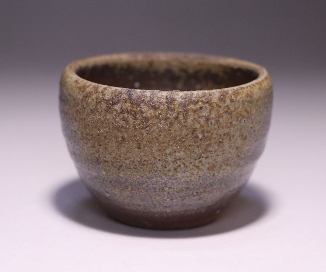 備前焼 重要無形文化財 藤原楽山（二代目）志を焼 茶碗