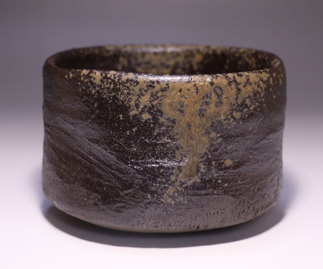 0201 人間国宝 灰外達夫 珪藻土楽茶碗