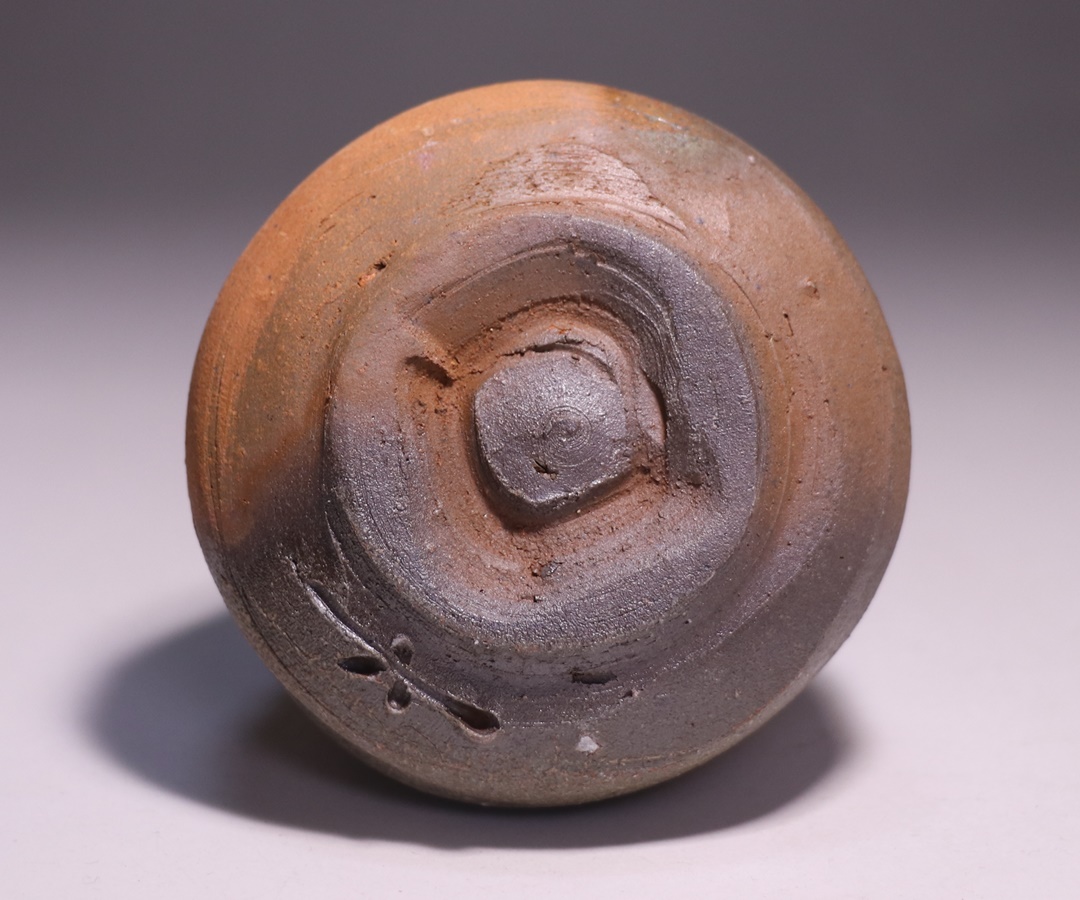 備前焼 中村和樹ぐいのみ 中村六郎 中村真 共箱 共布 栞あり 備前焼 中村真