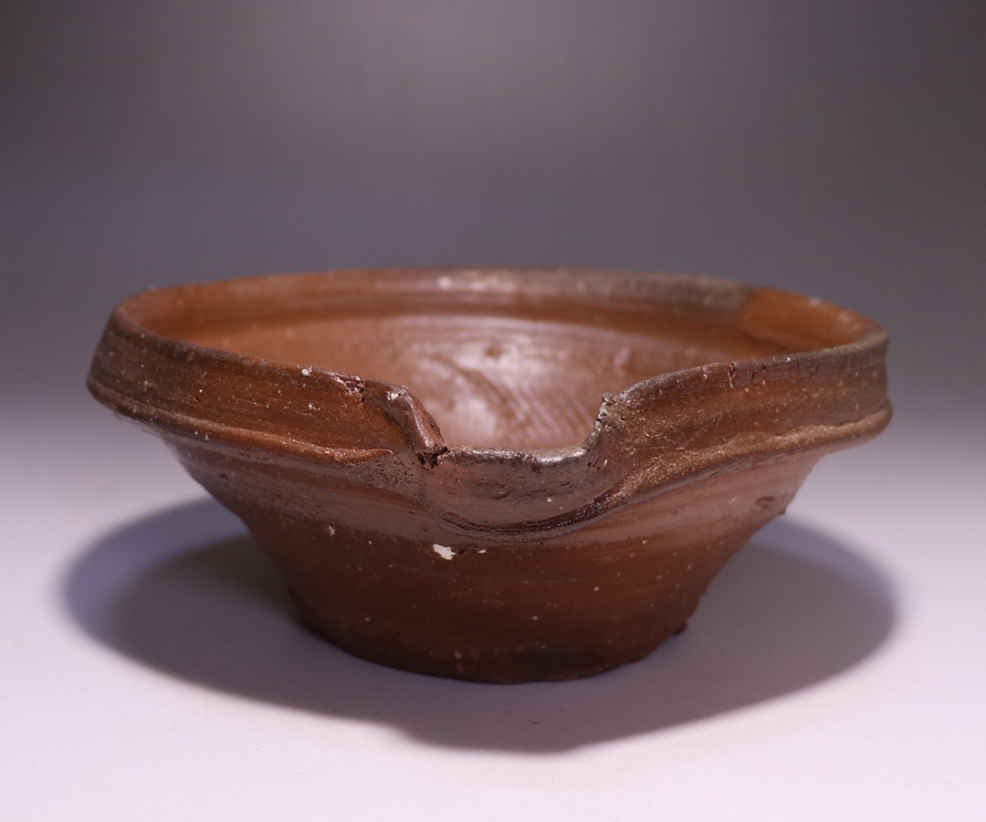 大森礼二 備前手鉢 共箱、共布、栞 【公式通販】