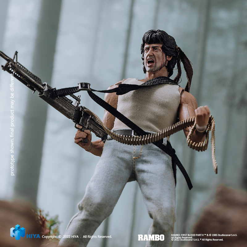 First Blood Rambo 1/12 Scale Figure by Hiya Toys - The Toyark - News