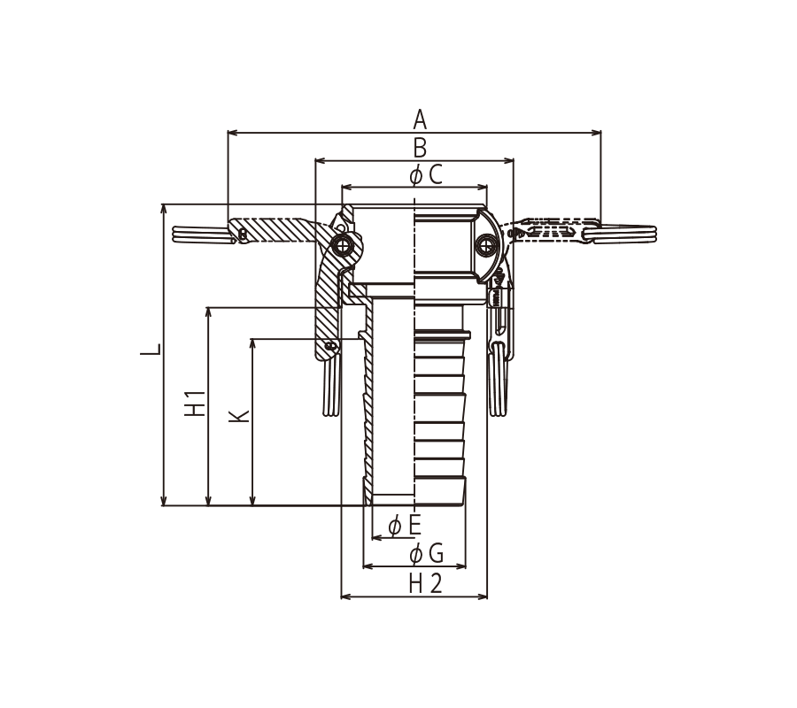 カムロック カプラー ホースシャンク | TOYOX 工業用・産業用耐圧