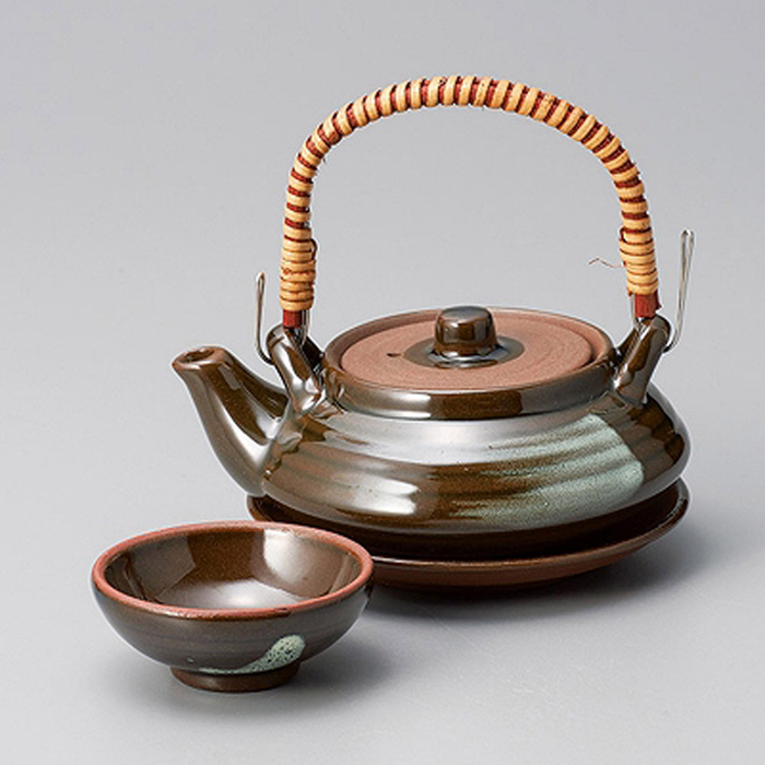 織部平型土瓶むし（耐熱）(土瓶むし)|食器通販の陶磁庵