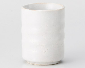 白志野湯呑(長ゆのみ)|食器通販の陶磁庵