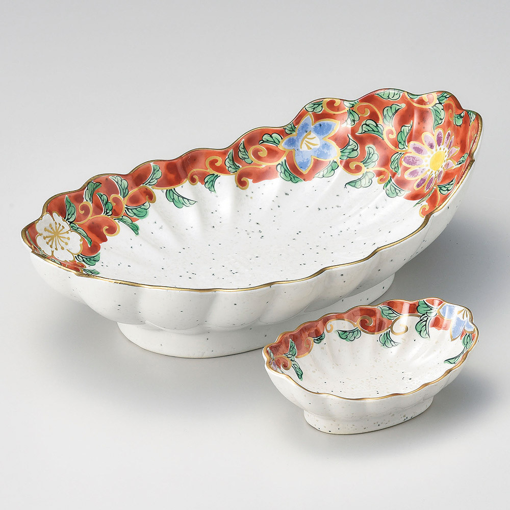 中国 清時代 十錦手小皿5点 木箱入 送料込み250708 中国 清時代 十錦手