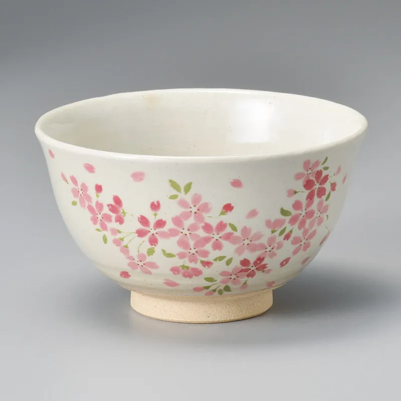 小茶碗・桜(抹茶碗)|食器通販の陶磁庵 小茶碗 桜花跳馬 豊