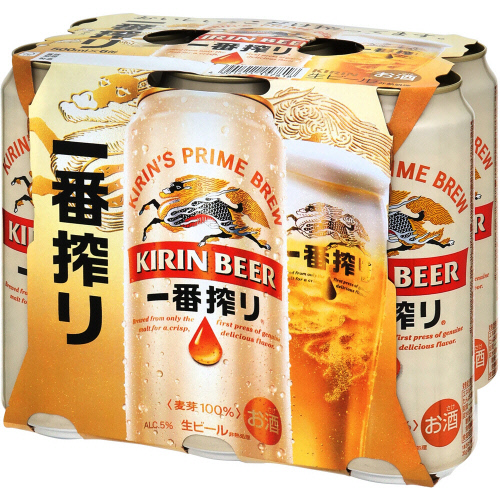 キリン 一番搾り 500ml×6缶: ネットスーパー｜トキハオンライン