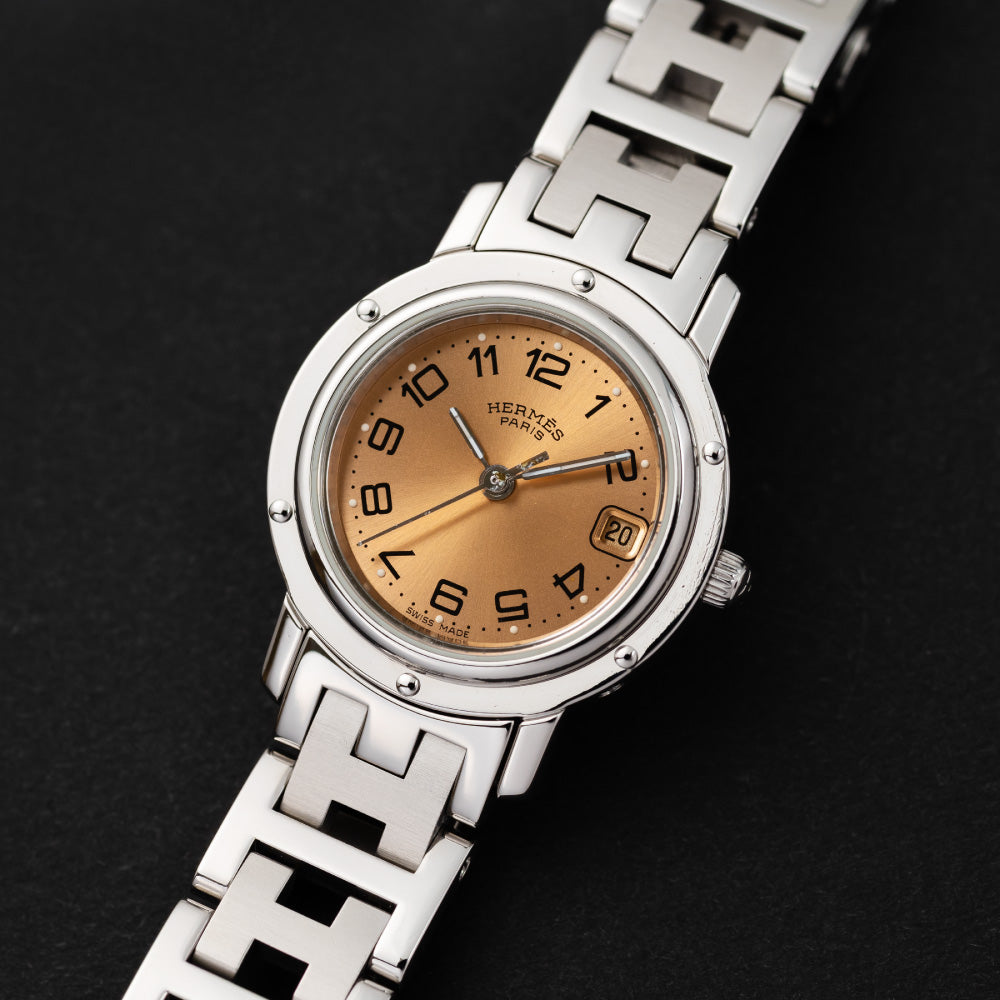 HERMES エルメス クリッパー CL4.210 No.6185 クオーツ 2000年代製