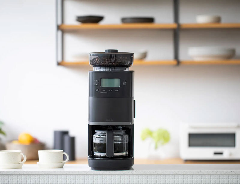 siroca シロカ コーン式全自動コーヒーメーカー カフェばこPRO 送料無料