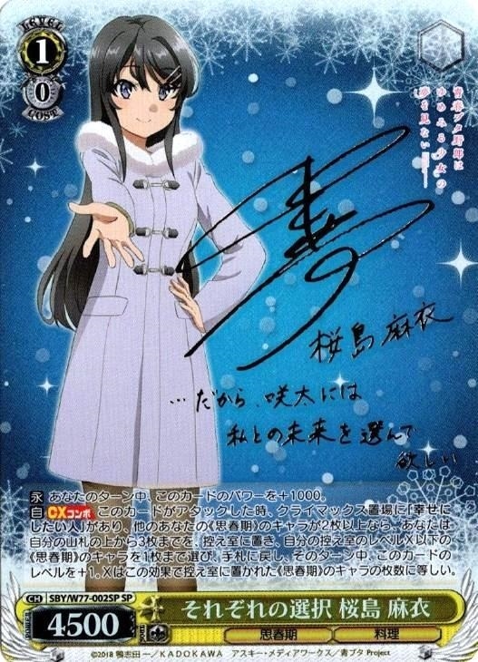 それぞれの選択 桜島 麻衣sp 【公式通販】