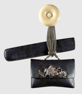 根付け 煙草入れ 江戸期