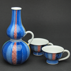 石川県寺井町 九谷焼 上出長衛門窯 紙風船器 新品未使用 小判型小鉢