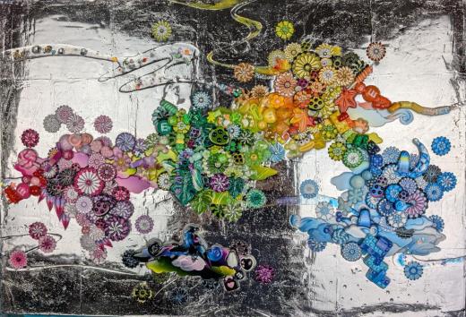 マルチカラーダブルフェイス (ホワイト)Multicolor Double Face