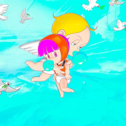 奈良美智 夜まで待てない ポスター 奈良美智 夜まで待てない ポスター