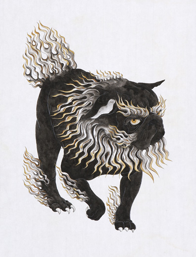 獅子狛図Shishi-koma|曄田依子Yoriko Youda