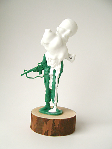 White Discharge (figure/green army) #29White Discharge (figure