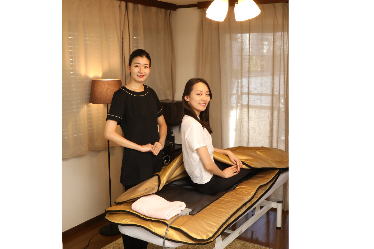 湯の花 癒とりテラヘルツ ミニ岩盤浴マット STONE SPA 癒とり