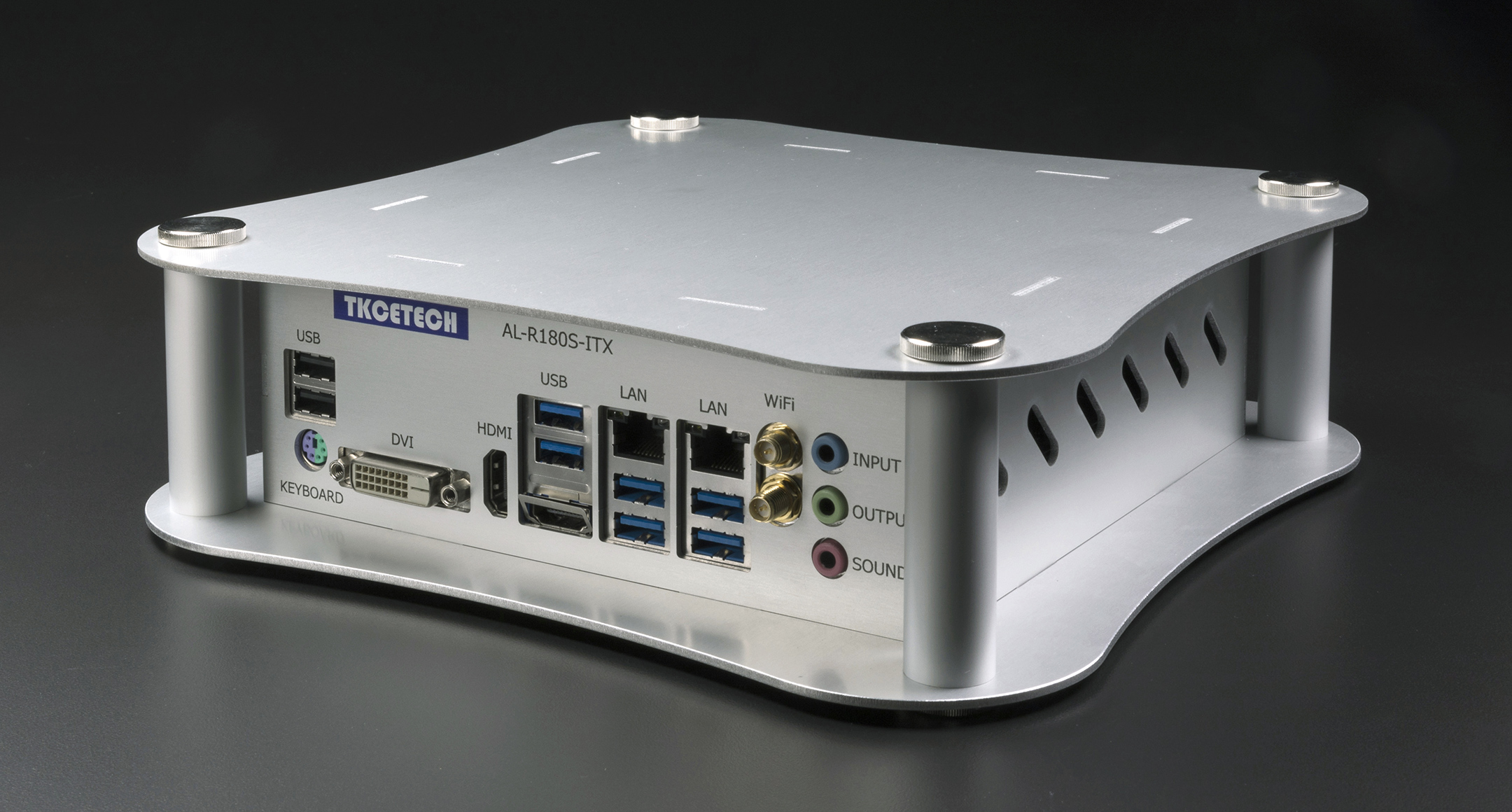 DJ機材ケース 中型 アルミ製 ステッカー付き DJ機材ケース 中型 アルミ