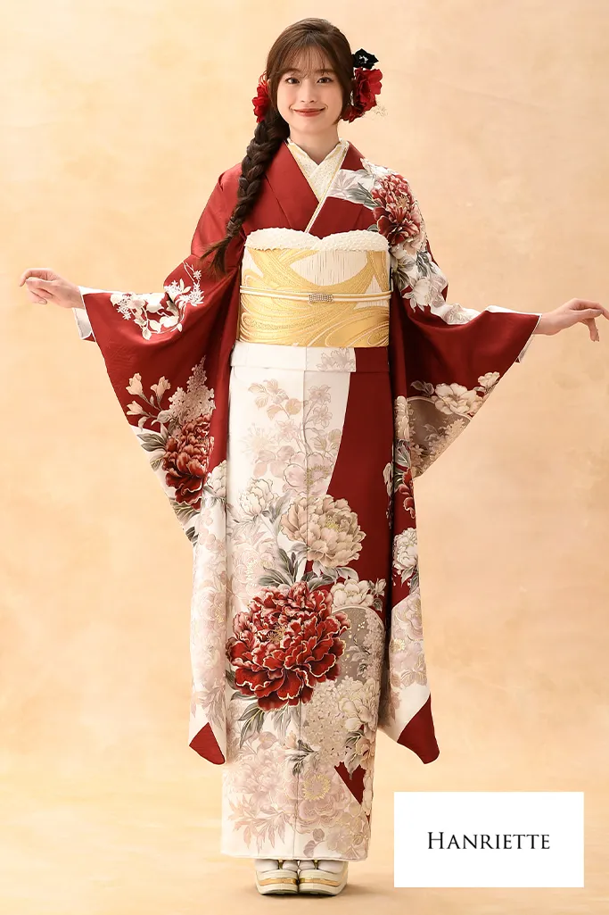 2ページ目｜赤色の正統派古典の成人式のレンタル振袖｜王道人気の伝統