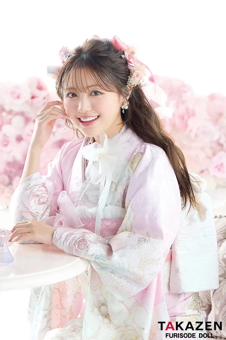 矢2626m)☆正絹☆振袖 コーラルピンク☆ 花鳥柄晴れ着成人式 楽天市場