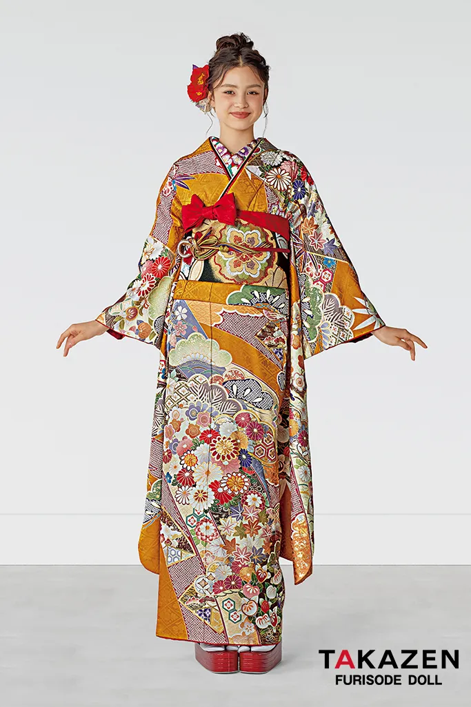 TAMA屋】全て正絹 全て振袖 全て刺繍入り 荒波 まとめ3点 TM1997刺繍振袖