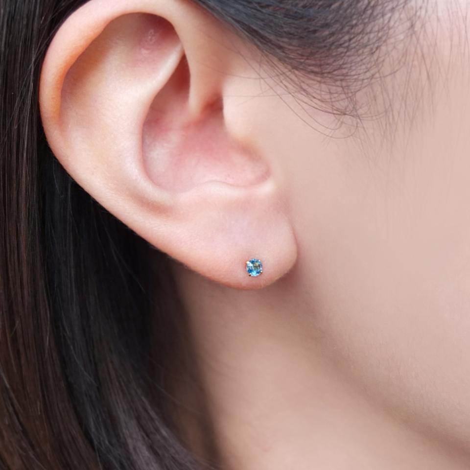 TAKE-UP k18 ブルートパーズ セカンドピアス 18金 テイクアップ