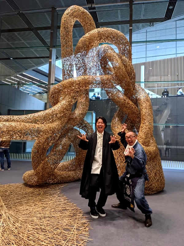 四代田辺竹雲斎さん、アートフェア東京2021（Art Fair Tokyo） - 竹虎