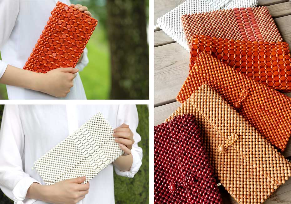 限定】竹レトロクラッチバッグ倉庫から奇跡的に発見された45年前の