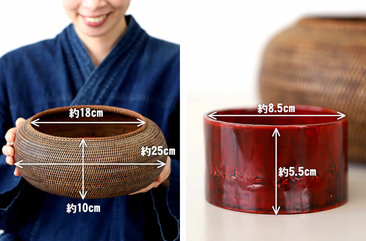 一点限り】 籐花器 | 虎斑竹専門店 竹虎