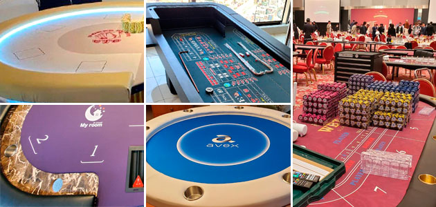 高級ポーカーテーブルカジノテーブルテキサスホールデムチップpoker