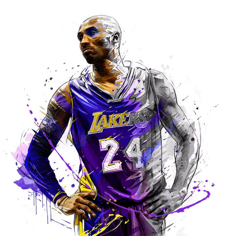 Spirit Of Sports - Legend Kobe Bryant - Large Art Prints by