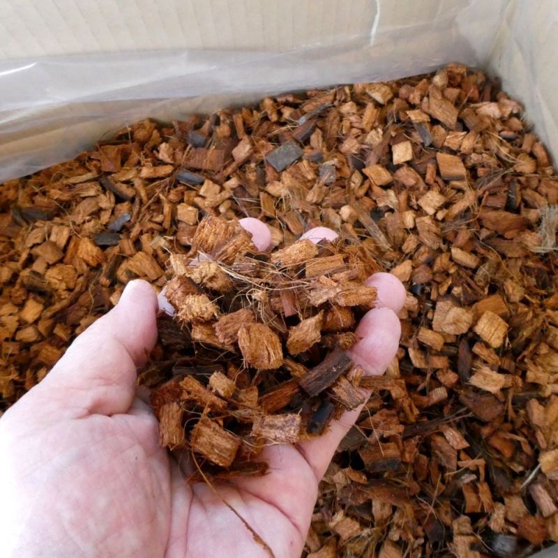 ヤシガラ土壌改良材｜ハスクチップ】ココチップ2Sサイズ（約8-12mm粒