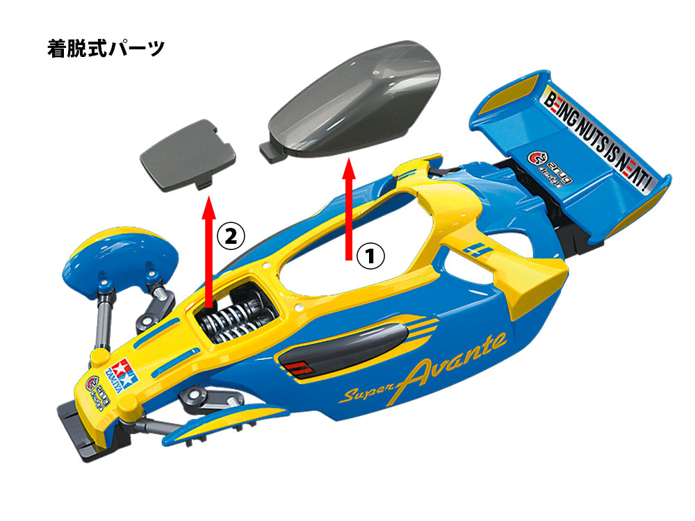 タミヤ 1/32 レーサーミニ四駆シリーズ スーパーアバンテJr. (VZ