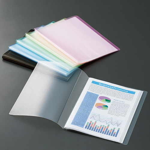 たのめーる】TANOSEE クリアファイル A4タテ 20ポケット 背幅14mm