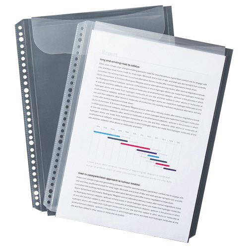 たのめーる】TANOSEE クリアファイル用リフィル (マチ・フタ付タイプ