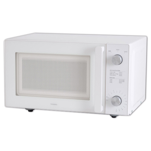 たのめーる】ツインバード フラット電子レンジ 20L ホワイト DR-LD20W