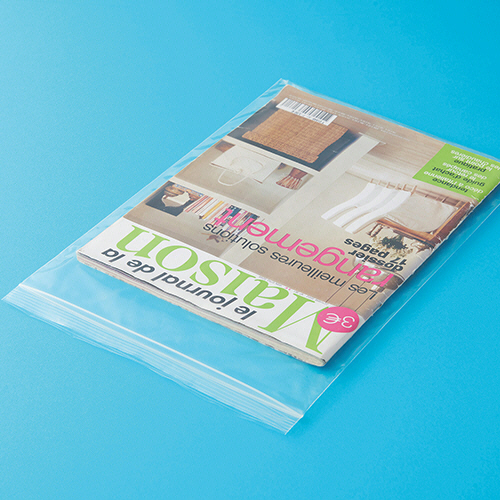 たのめーる】ジャパックス 開口されたチャック付きポリ袋 B6 AGG-4 1