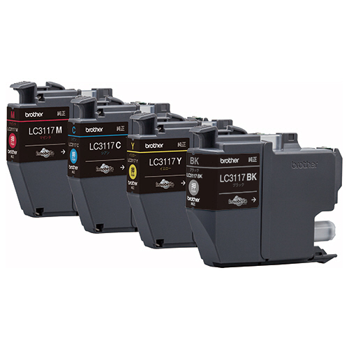 brother LC3117-4PK 純正4色入り インクカートリッジ 楽天市場