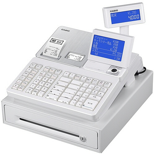 CASIO カシオ レジスター ネットレジ TE-2800 ホワイト 店舗用品
