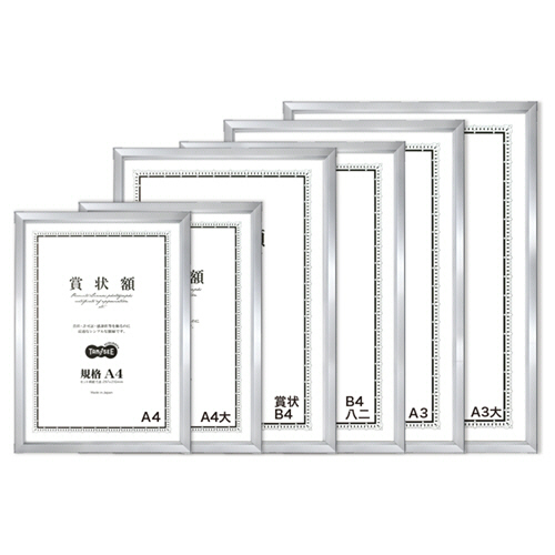 たのめーる】TANOSEE アルミ賞状額縁 規格A4 シルバー 1枚の通販