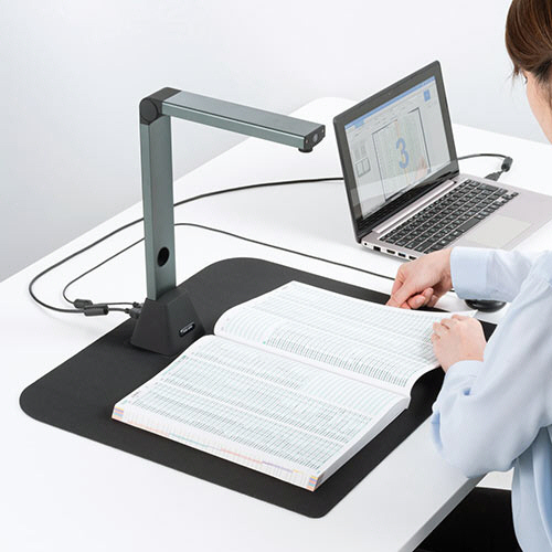 サンワダイレクト スタンドスキャナー USB書画カメラ 400-CMS013