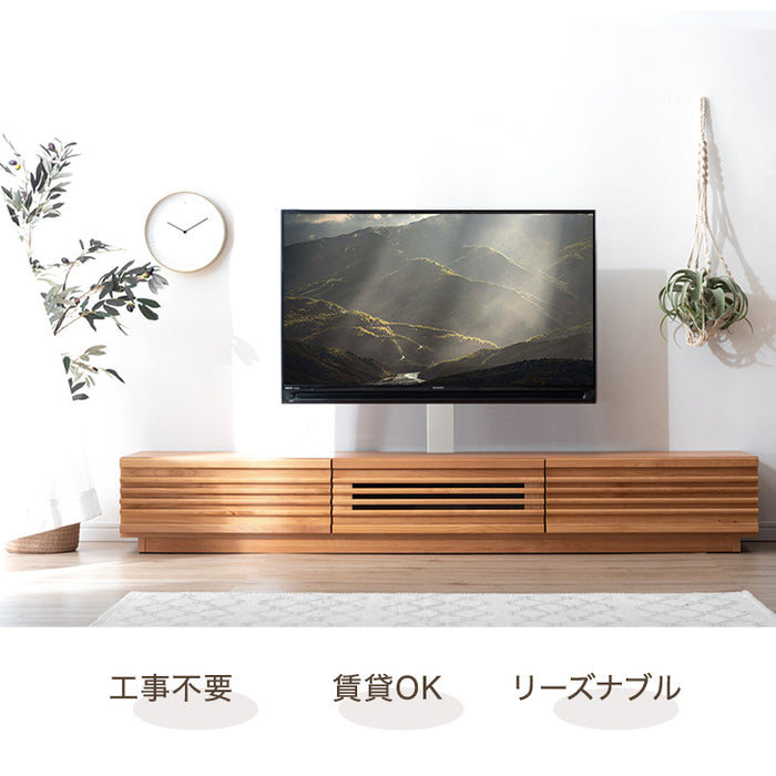 置かない” テレビスタンド 完成品 日本製 上下/左右 首振り 32～65
