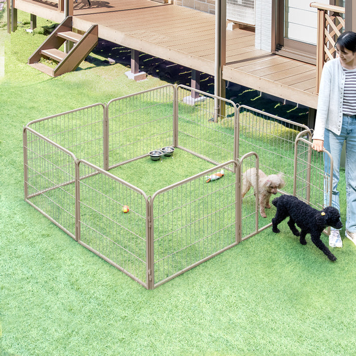 1ドア・高さ60cm］バリアフリー ペットサークル ハイタイプ スチール