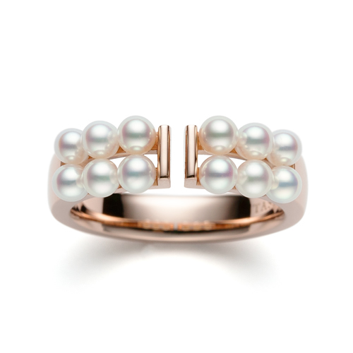 プチパール リング RC-4484-18KSG|リング/SAKURAGOLD™/パール