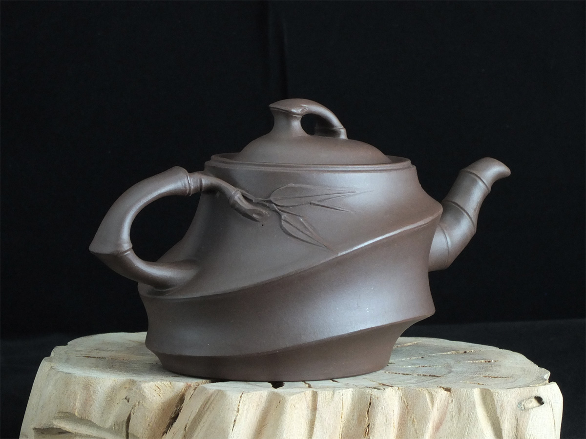 宜興紫砂一廠-小順竹壺-任永芬| 茶說壺途-宜興紫砂壺收藏