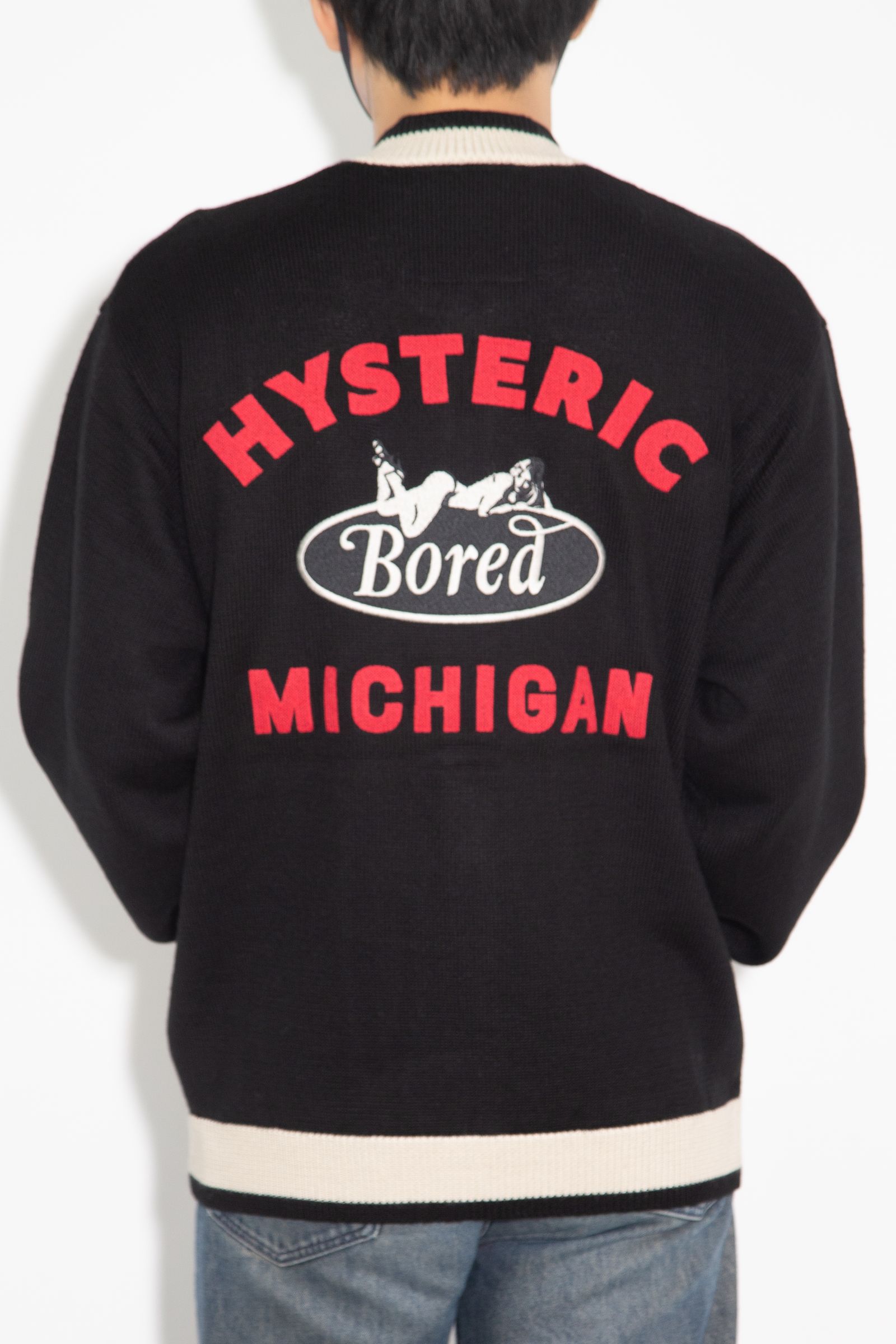 HYSTERIC GLAMOUR - [ラスト1点 サイズL] BORED MICHIGAN刺繍