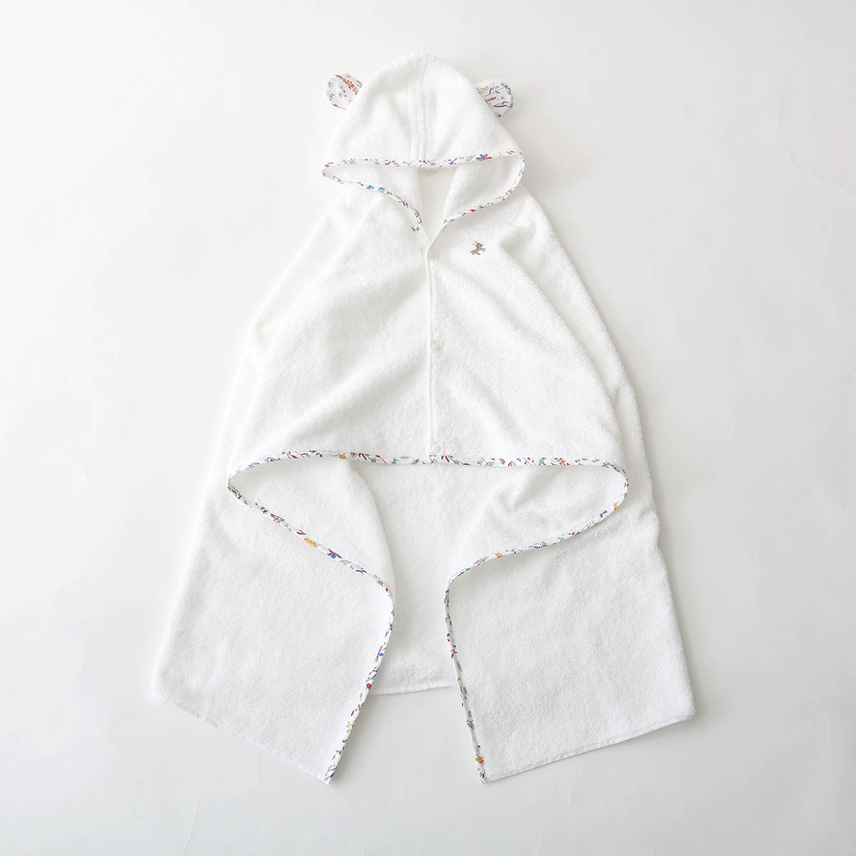 ベビーフードツキタオル&パイピングスタイセット(ホワイト)(FREE