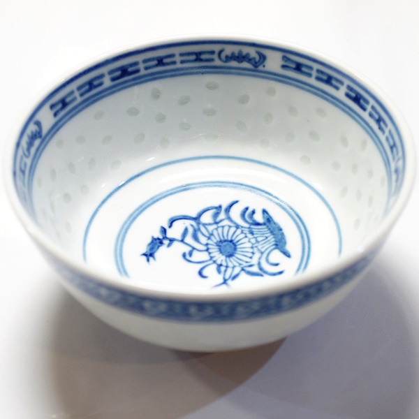 玩玉景徳鎮蛍焼 透かし模様湯吞み6客セット木箱付き