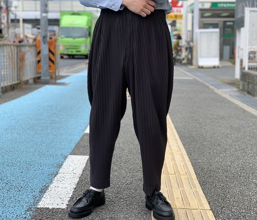 PLEATSPLEASEISSEYMIYAKE】ワイドパンツ Pleats Please Issey Miyake